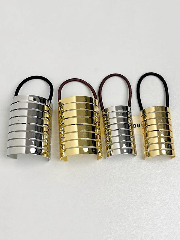 Geometric Shiny Hairtie Hair Accessories