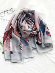 Printed See-Through Sun-Protection Shawl&Scarf