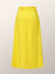 Simple High Waisted Solid Color Skirts Bottoms