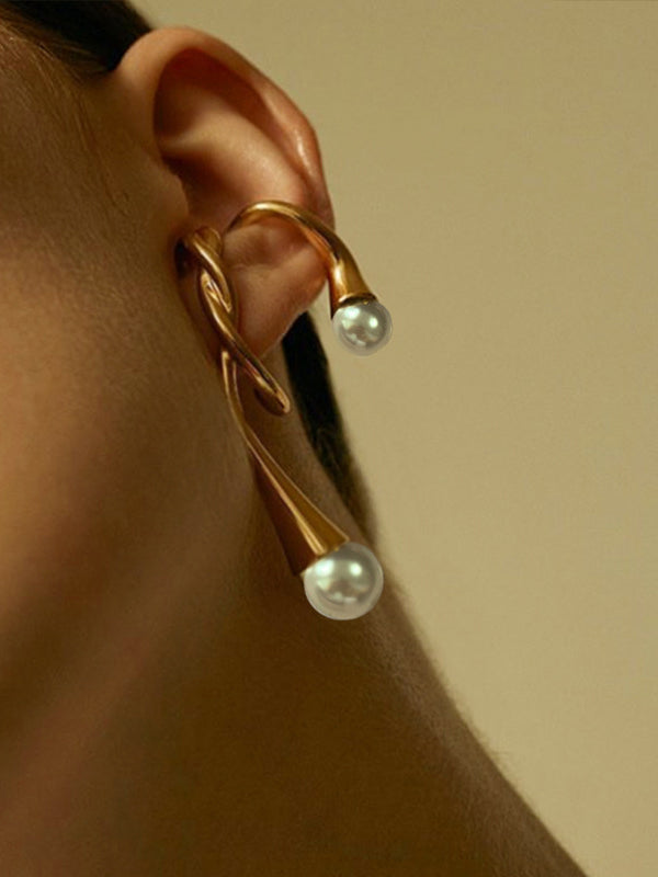 Asymmetric Geometric Normcore Ear Clip