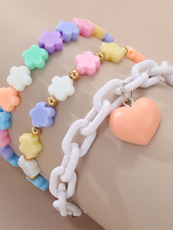 Heart Shape Star Shape Bracelet Accessories