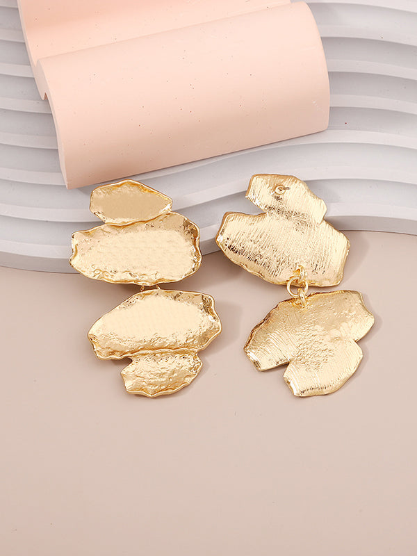 Chains Shiny Irregularity Earrings Accessories