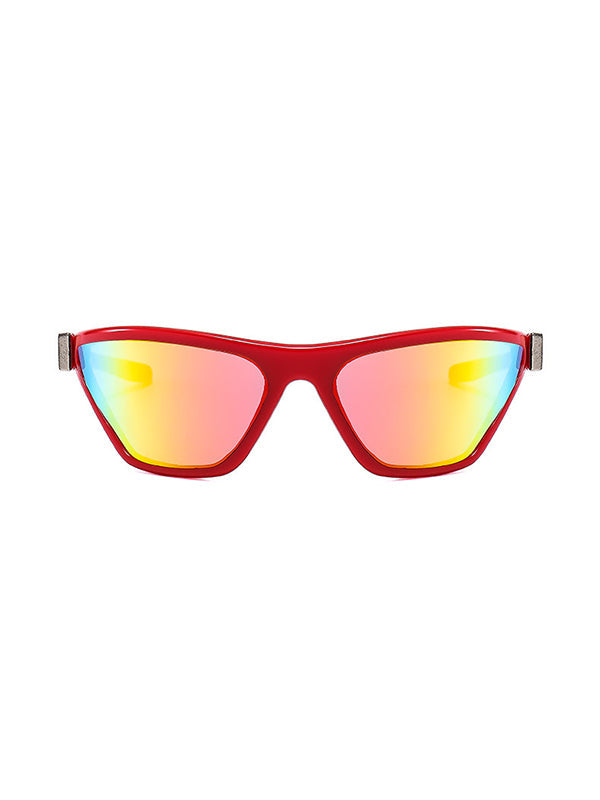 Geometric Sun-Protection Sunglasses Accessories