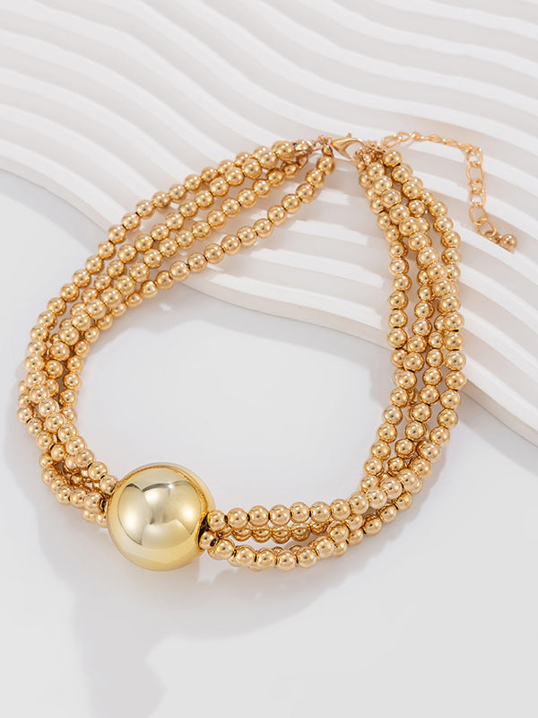 Beaded Solid Color Necklaces Accessories Dainty Necklace