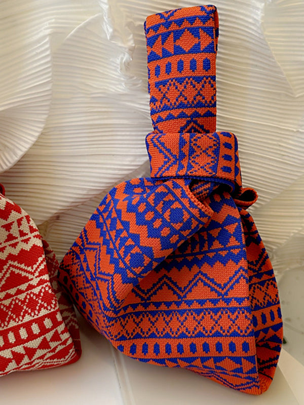 Rhombus Woven Handbag Bags Accessories