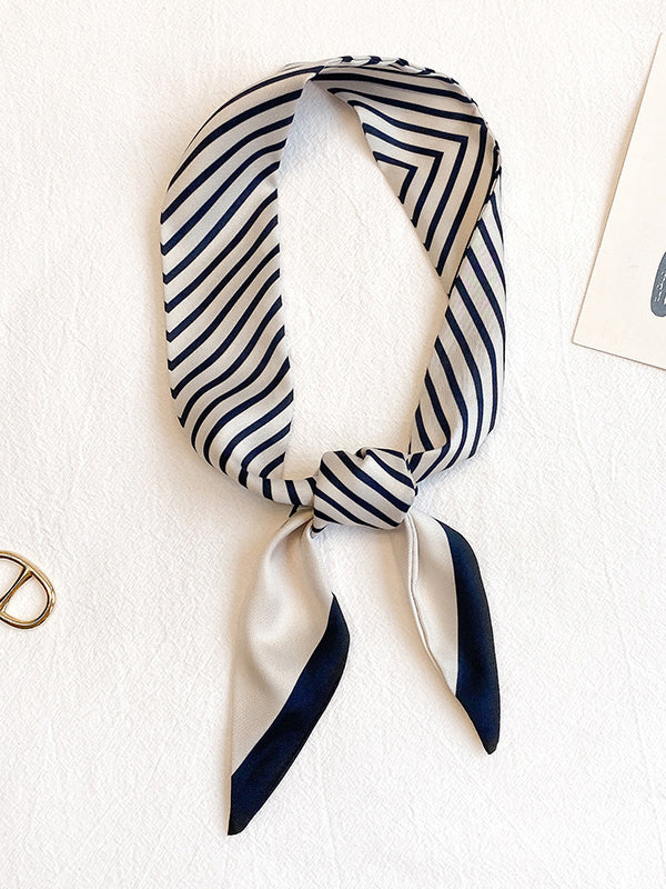 Leisure Striped Hair Band Scarf