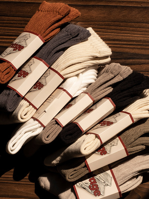 Elasticity Pleated Solid Color Socks