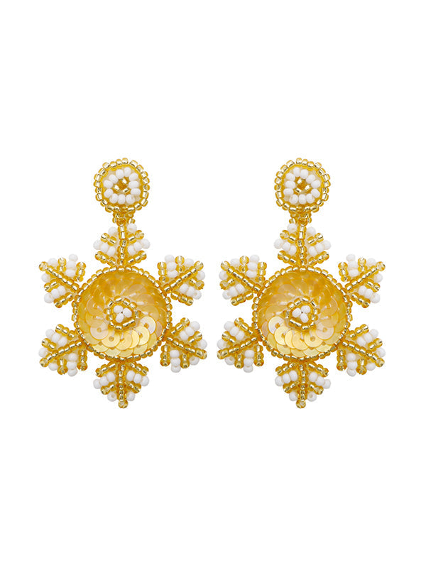 Christmas Snowflake Earrings Accessories
