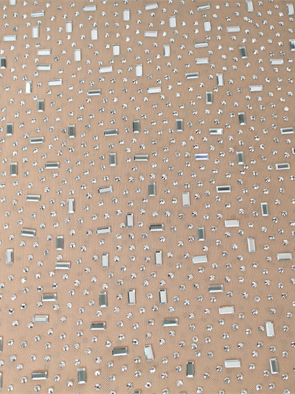 See-Through Sequined Split-Joint Bodycon Skinny Spaghetti-Neck Maxi Dresses