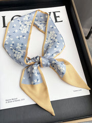 Contrast Color Floral Printed Shawl&Scarf