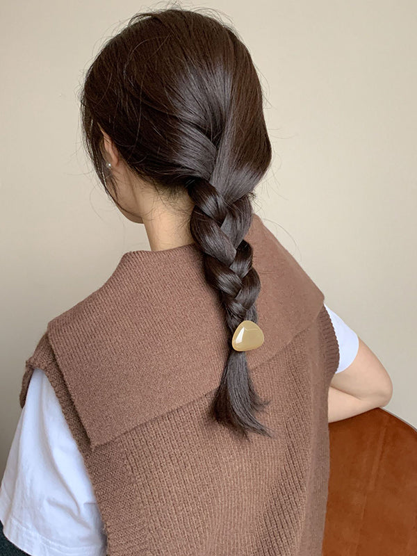 Geometric Stretch; Elastic Ponytailholder Hairtie Hairbobble Hair Accessories