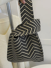 Striped Woven Handbag Bags Accessories