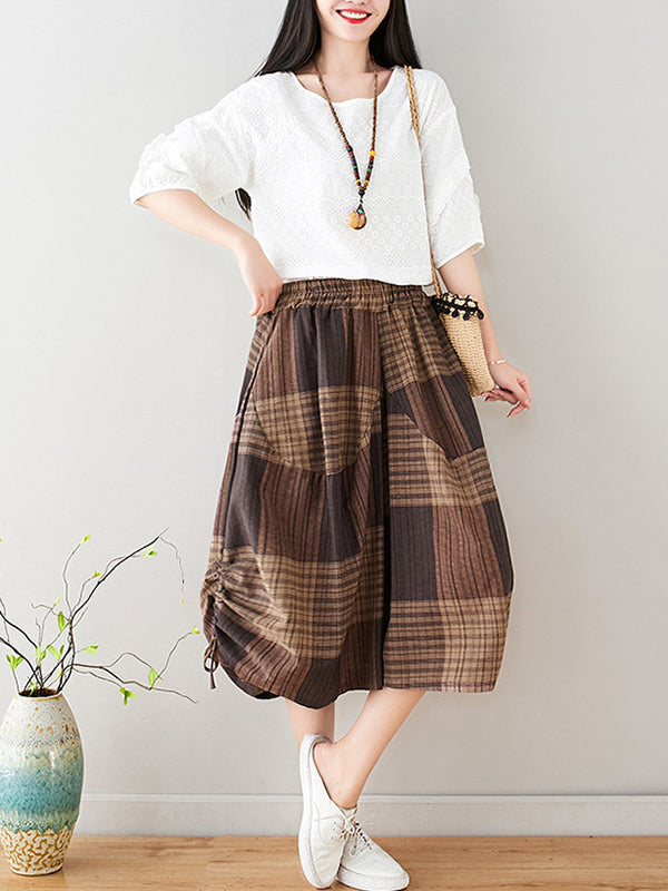 Ethnic Printed Bloomers Cropped Pants