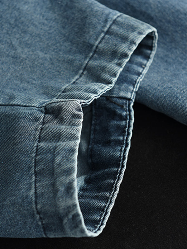 Harem Pants Loose Hollow Elasticity Jean Pants Bottoms