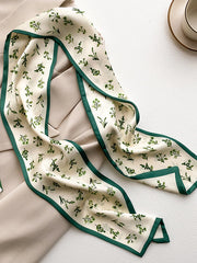 Original Contrast Color Floral Printed Scarf