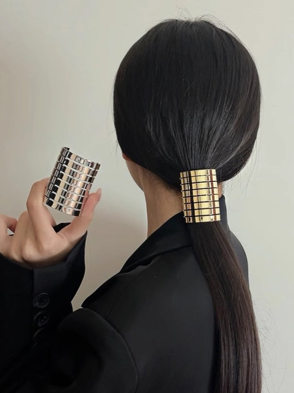 Geometric Shiny Hairtie Hair Accessories