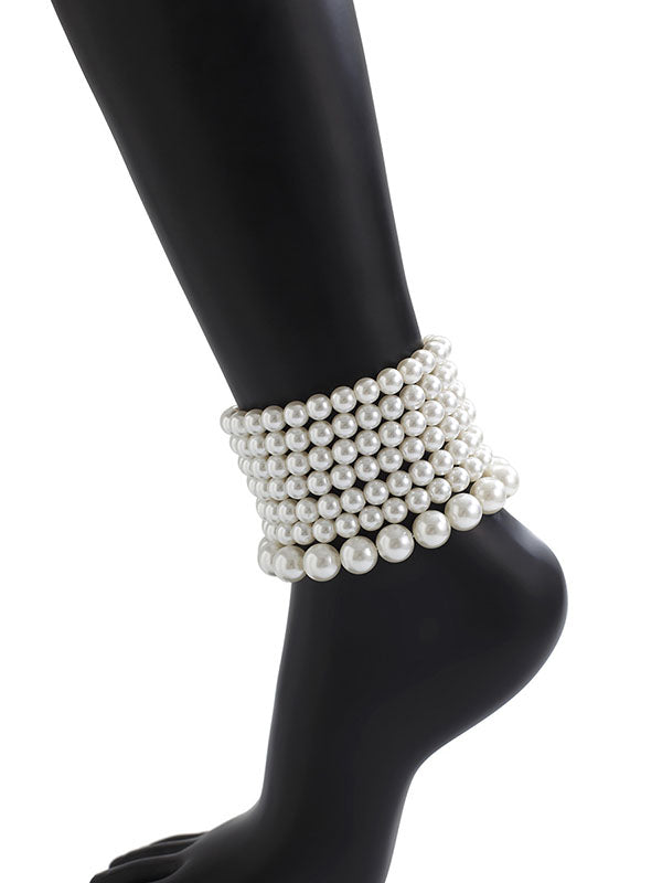 Geometric Two Pcs Anklets