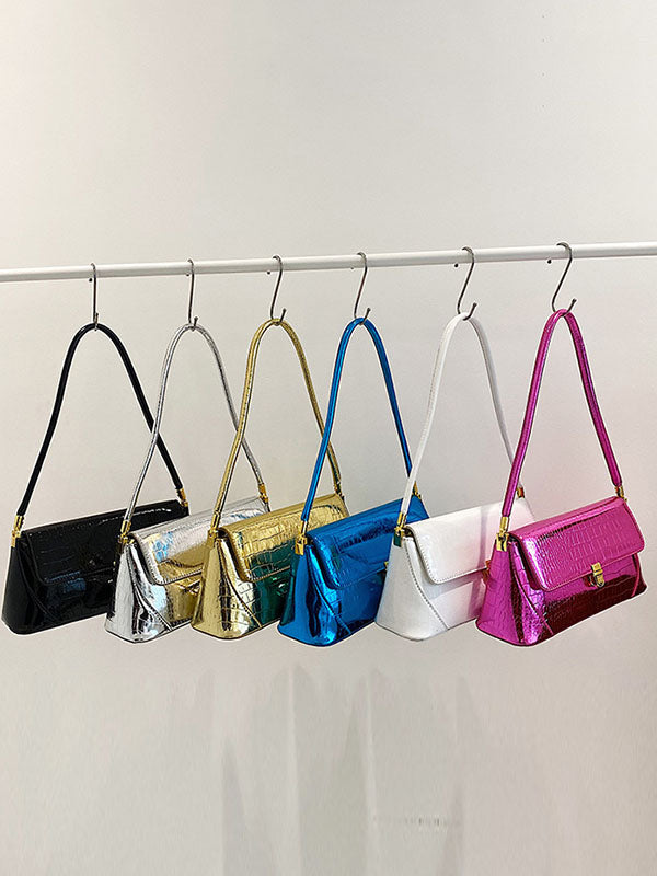 Crocodile Pattern Zipper Handbags