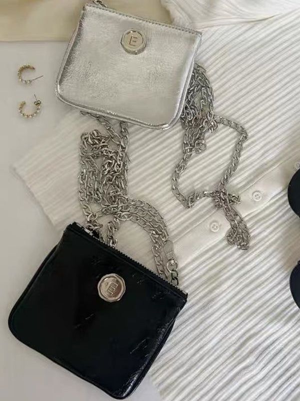 Chains Shiny Split-Joint Crossbody Bags Bags Accessories