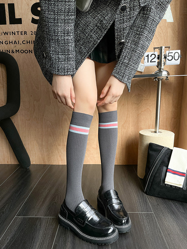 College Style Striped Stockings Accessories