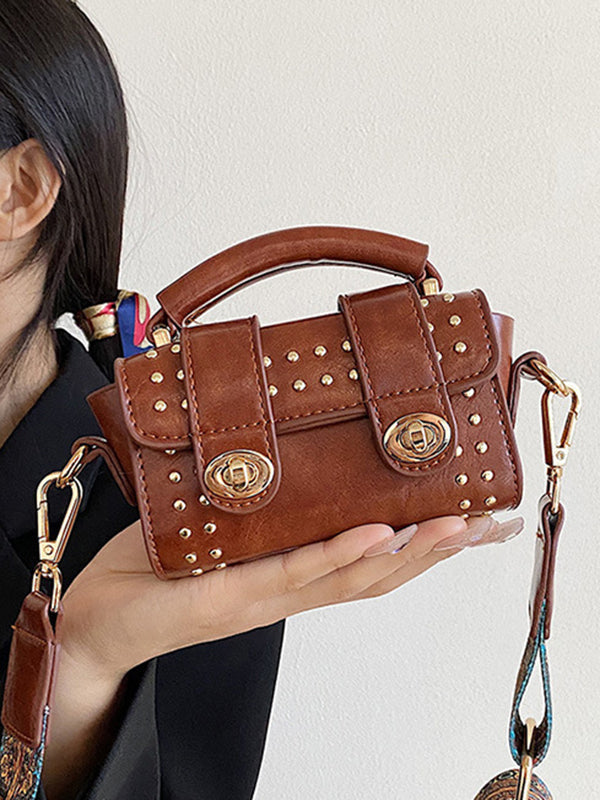 Rivet Split-Joint Handbags Crossbody Bags Bags