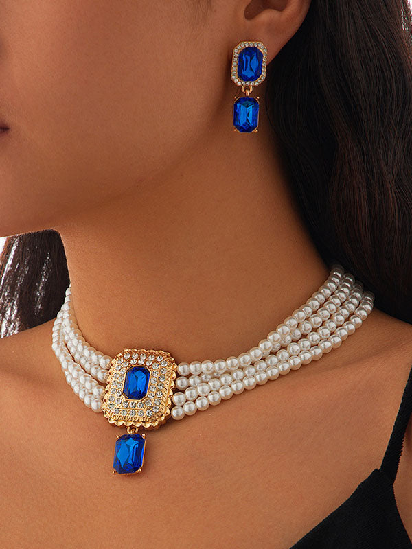 Geometric Necklaces Accessories Drop Earrings