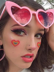 Heart Shape Sun protection Sunglasses Accessories