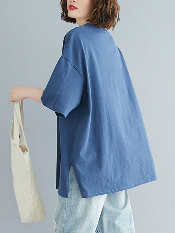 Loose Round Neck T-Shirt