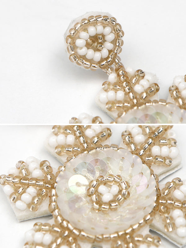 Christmas Snowflake Earrings Accessories