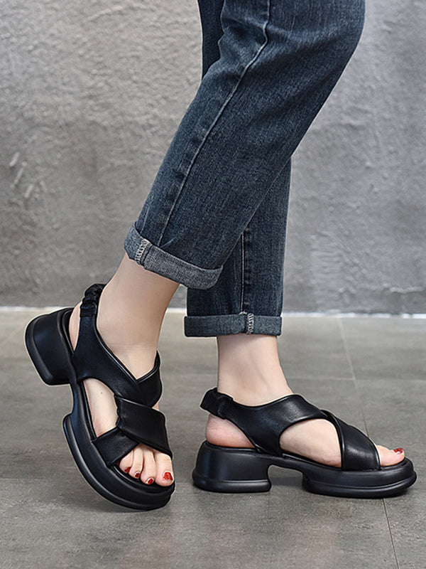 Open Toe Sandals Platform Shoes