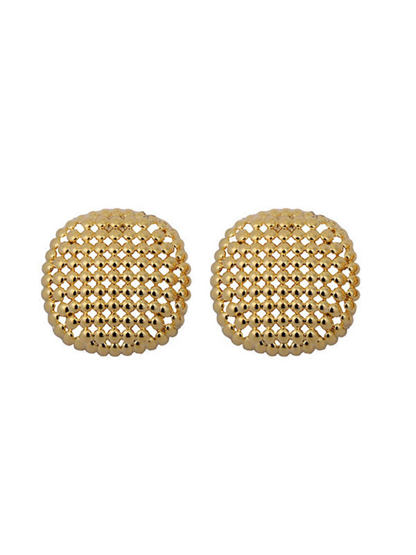 Geometric Rhine Stones Drop Earrings