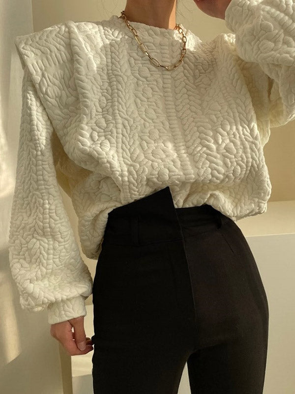 Urban Loose Split-Joint False Two Sweatshirt