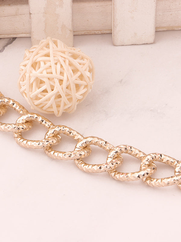 Chains Geometric Hollow Necklaces Accessories Dainty Necklace