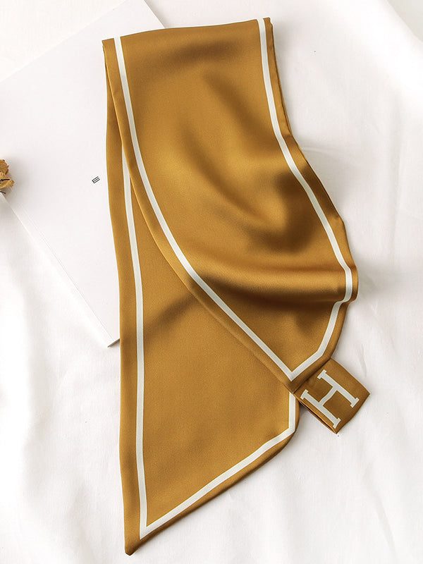 Urban Simple Sun-protection Letter Print Scarf