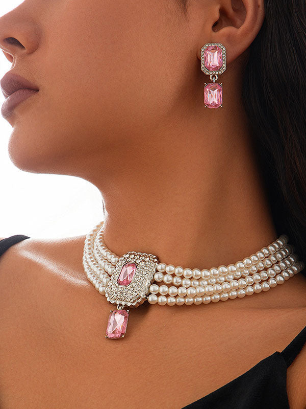 Geometric Necklaces Accessories Drop Earrings