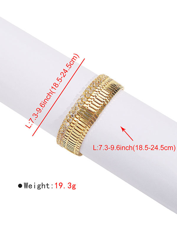 Geometric Rhine Stones Bracelet Accessories