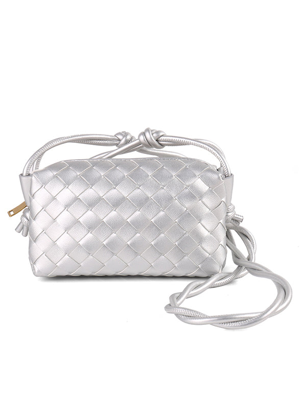 Woven Zipper Crossbody Bags Bags