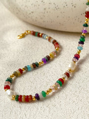 Beaded Contrast Color Necklaces Accessories Dainty Necklace