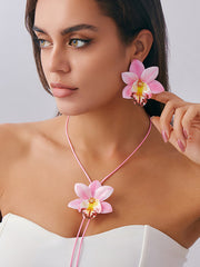 Chains Flower Shape Necklaces Accessories Earrings Accessories Armlet Accessories