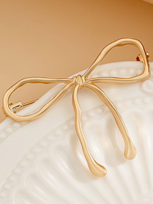 Bowknot Solid Color Brooch Accessories
