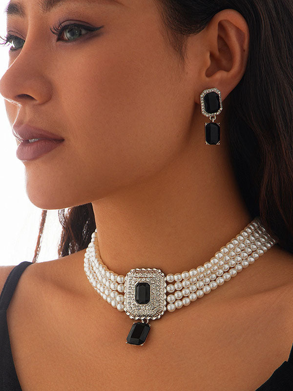 Geometric Necklaces Accessories Drop Earrings