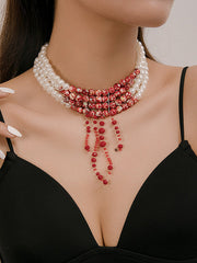 Beaded Contrast Color Necklaces Accessories Dainty Necklace