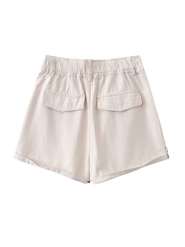Pockets Loose Shorts Bottoms
