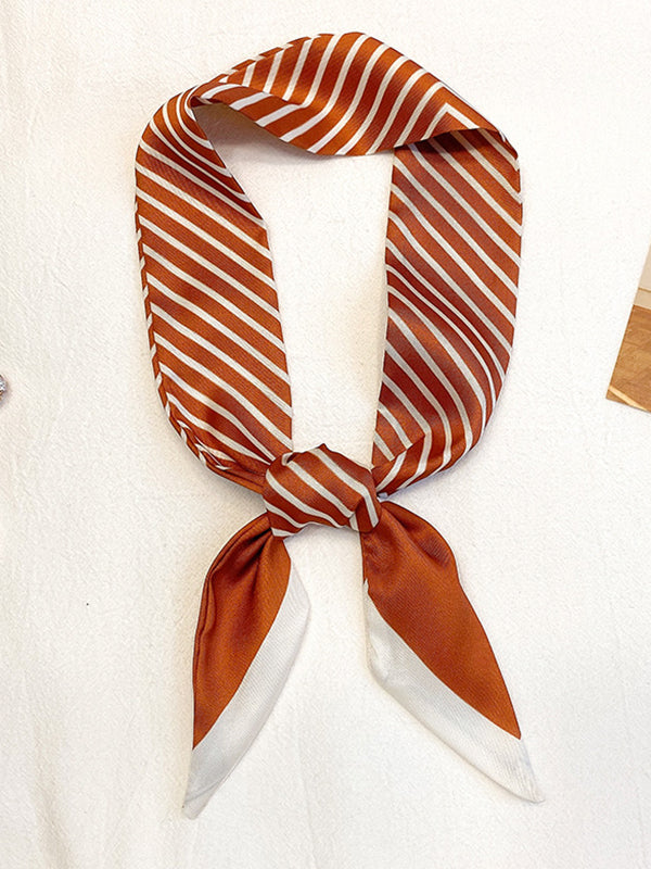 Leisure Striped Hair Band Scarf