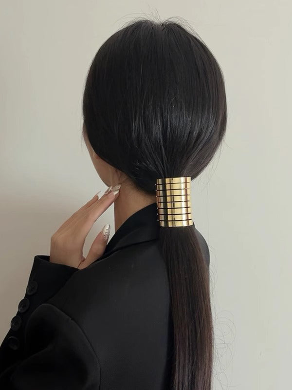 Geometric Shiny Hairtie Hair Accessories