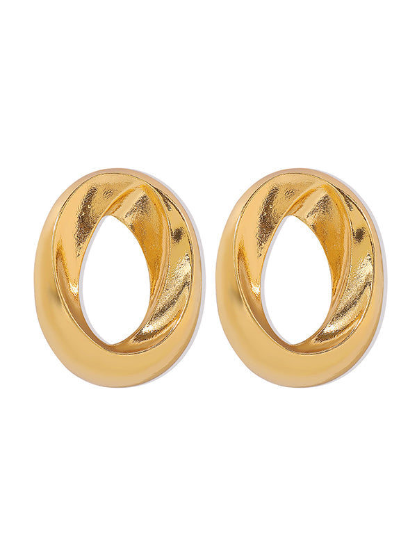 Adjustable Geometric Hollow Solid Color Necklaces Accessories