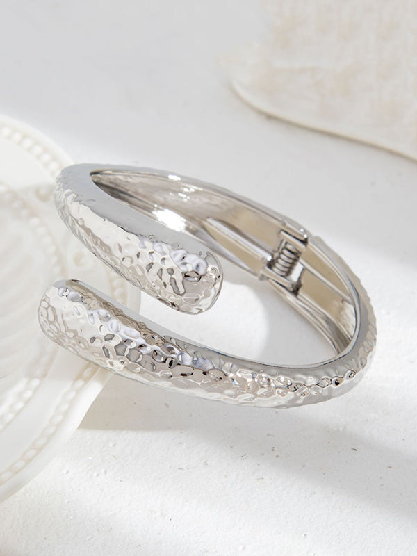 Geometric Pleated Shiny Irregularity Bracelet Accessories