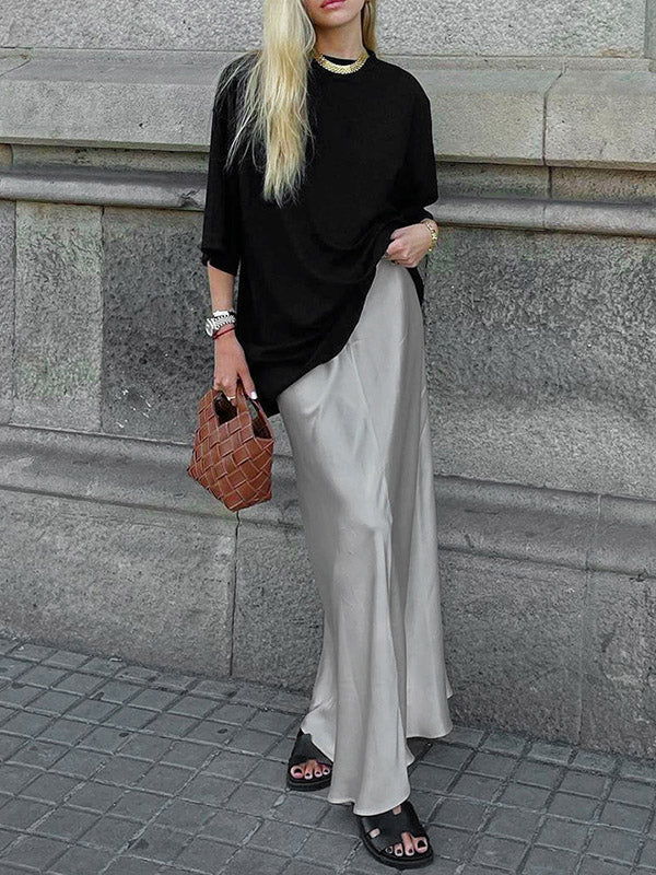 Solid Color Mermaid Skirts Bottoms