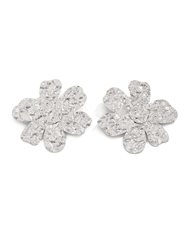 Flower Shape Irregularity Earrings Accessories