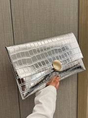 Geometric Shiny Split-Joint Handbags Bags
